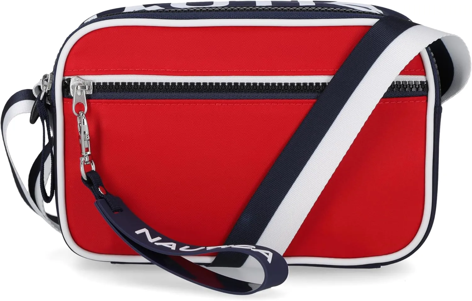 Nautica High Seas Camera Crossbody, Bilateral Red