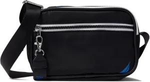 Nautica High Seas Camera Crossbody, Black