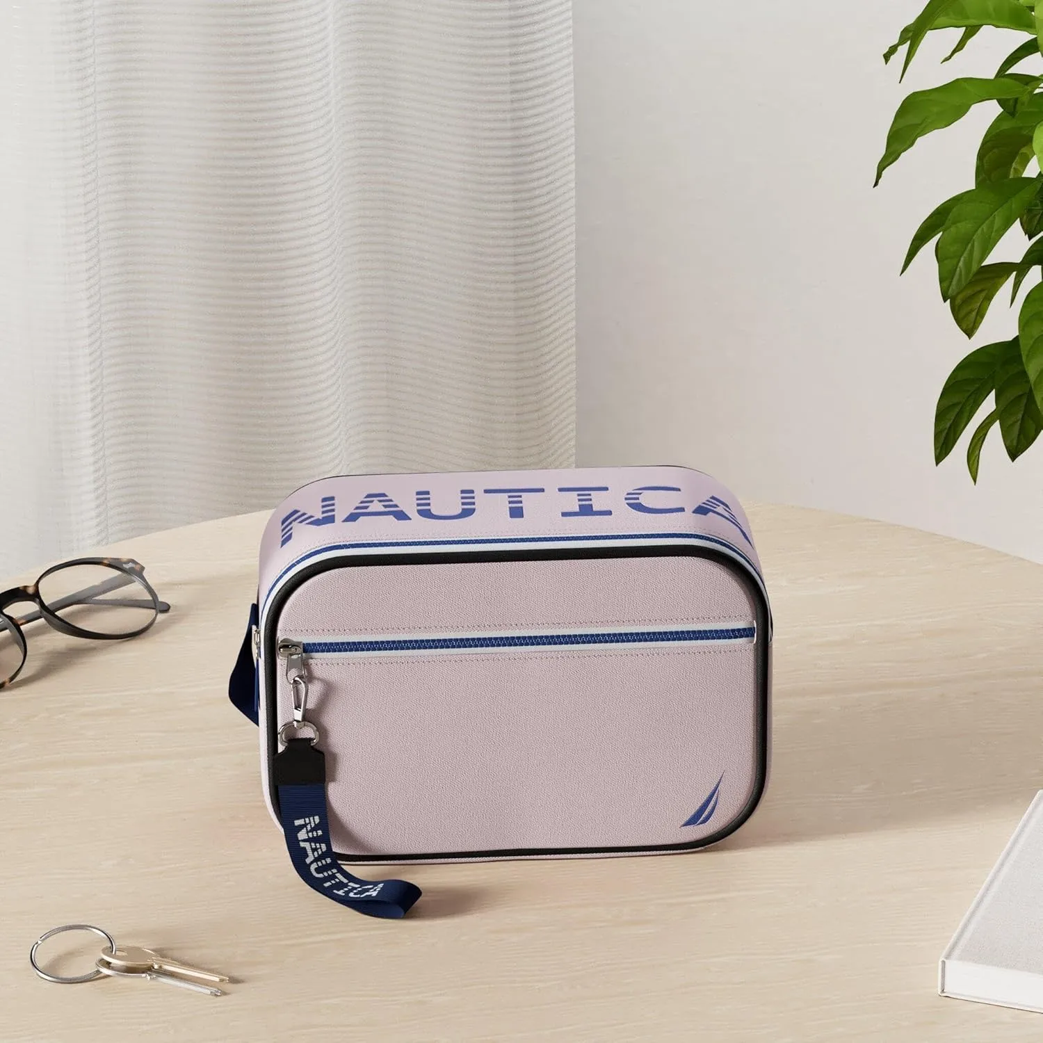 Nautica High Seas Camera Crossbody, Lilac Rose