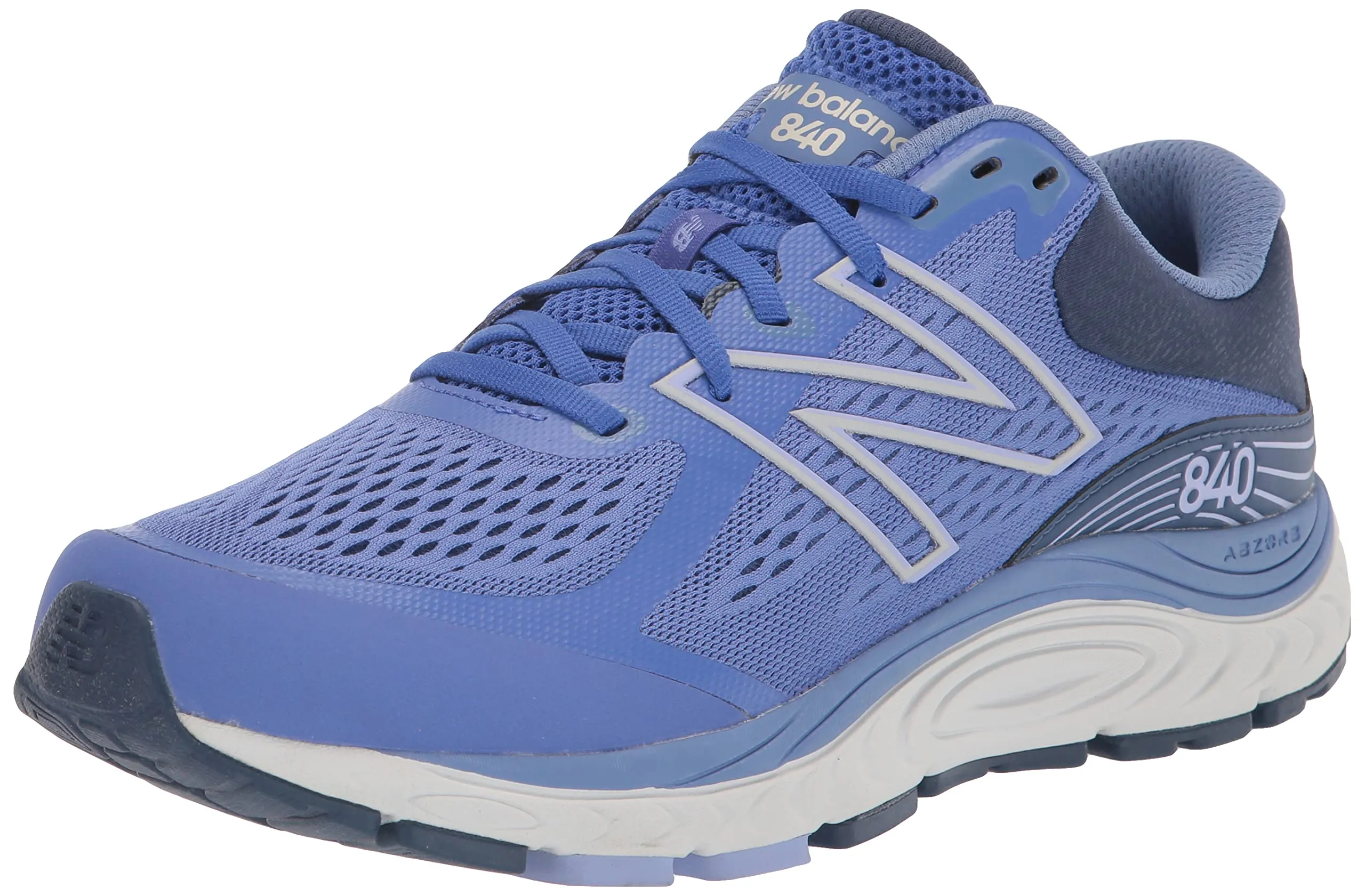 New Balance Women's 840 V5 Running Shoe, Aura/Moon Shadow/Vibrant Violet, 7 Wide