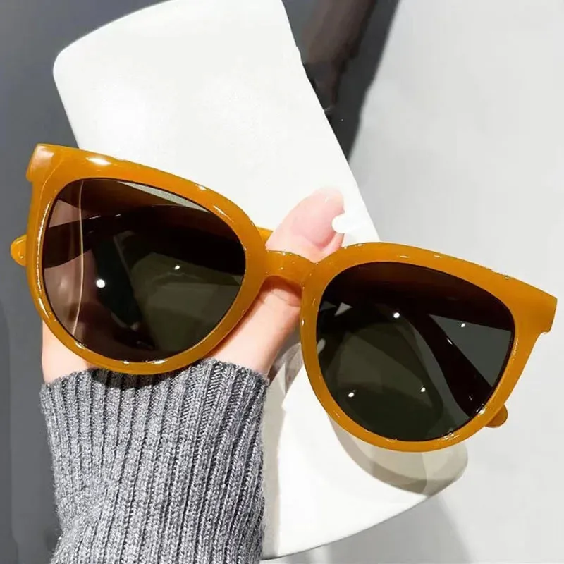 New Small Frame Circular Shape Sunglasses Women's UV400 Eyewear