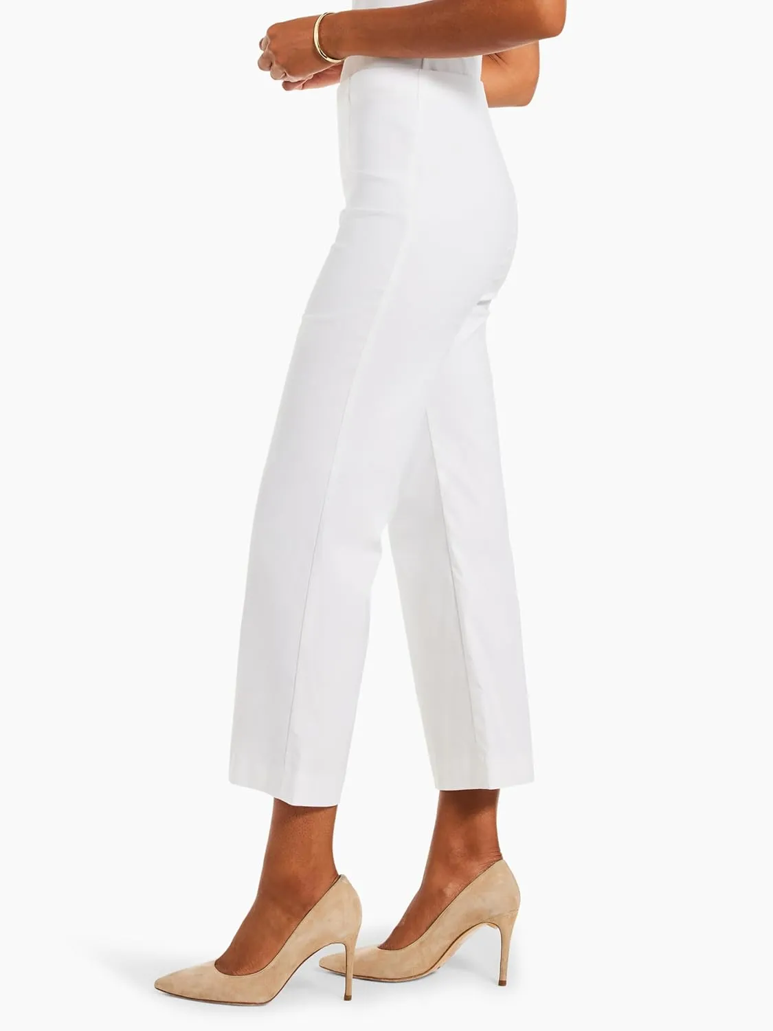 NIC ZOE Women's Polished Wonderstretch Wide-Leg Crop