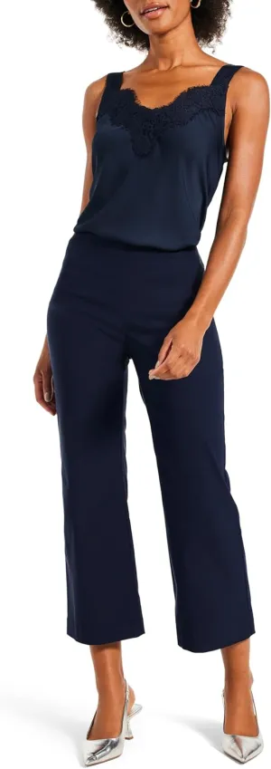 NIC ZOE Women's Polished Wonderstretch Wide-Leg Crop