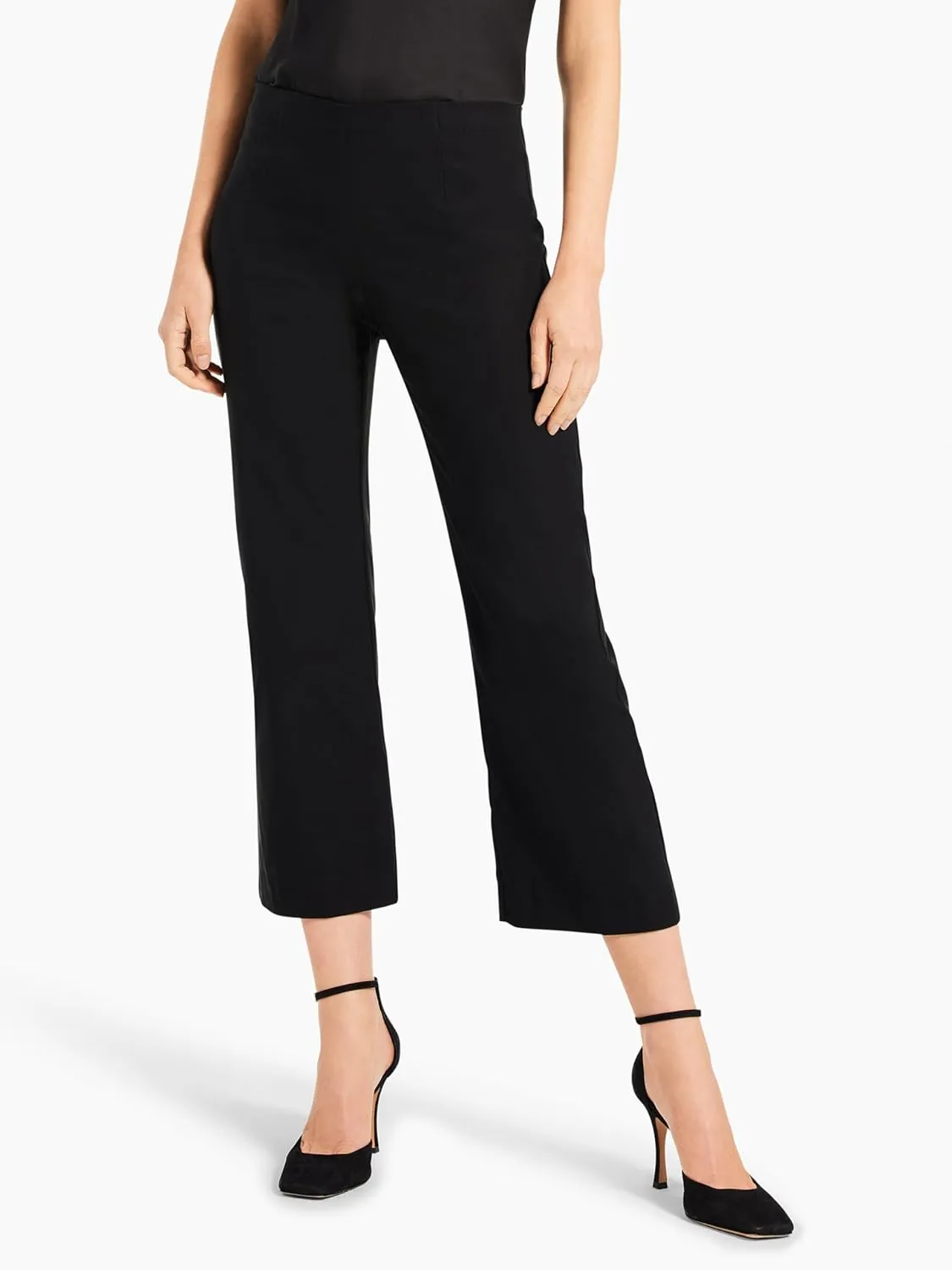 NIC ZOE Women's Polished Wonderstretch Wide-Leg Crop