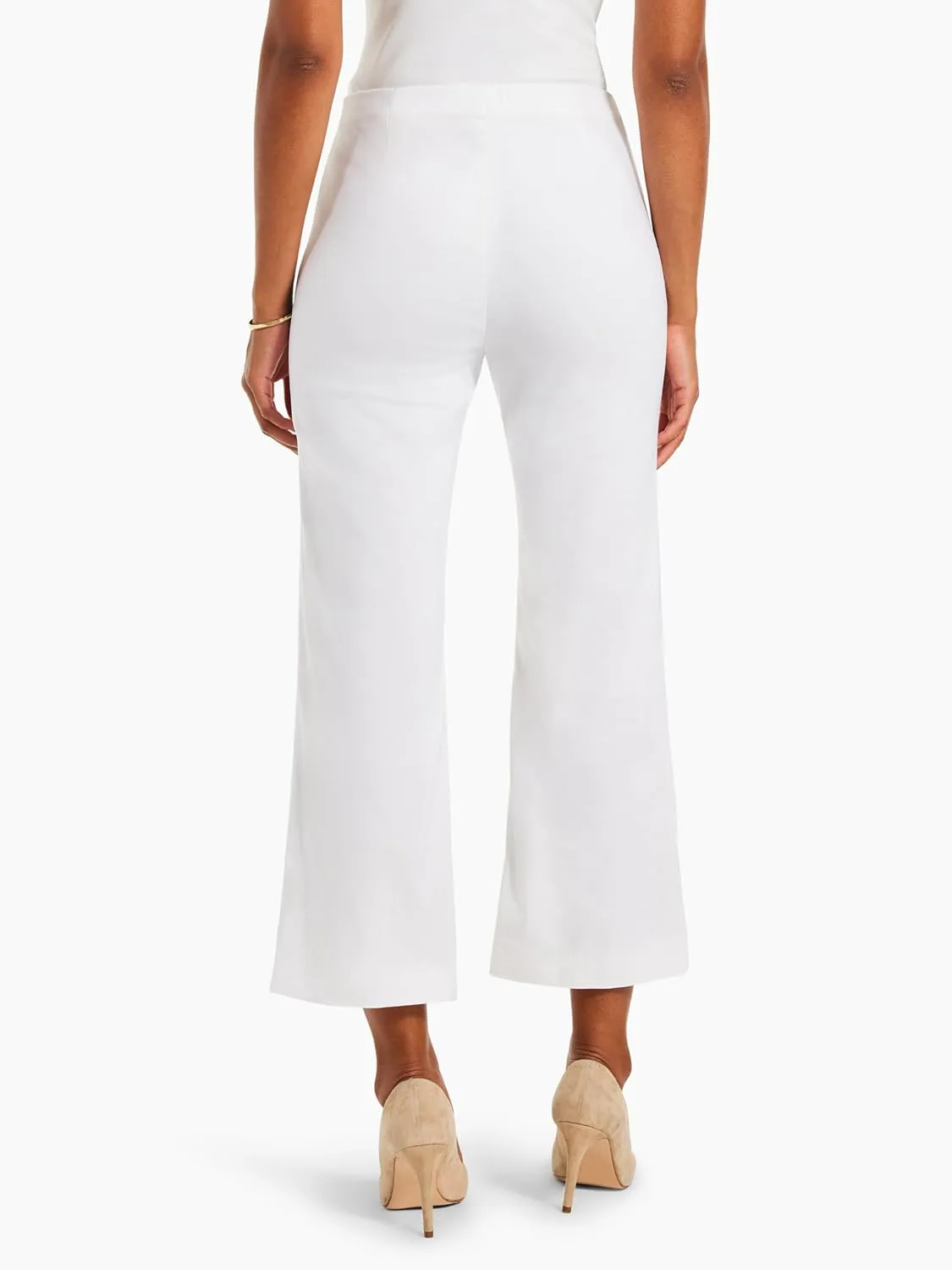 NIC ZOE Women's Polished Wonderstretch Wide-Leg Crop