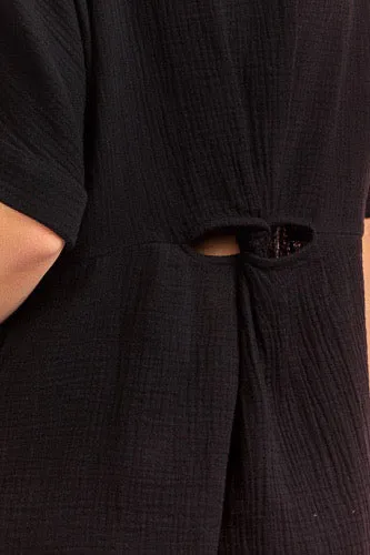 Noa Boho Dress (Black)