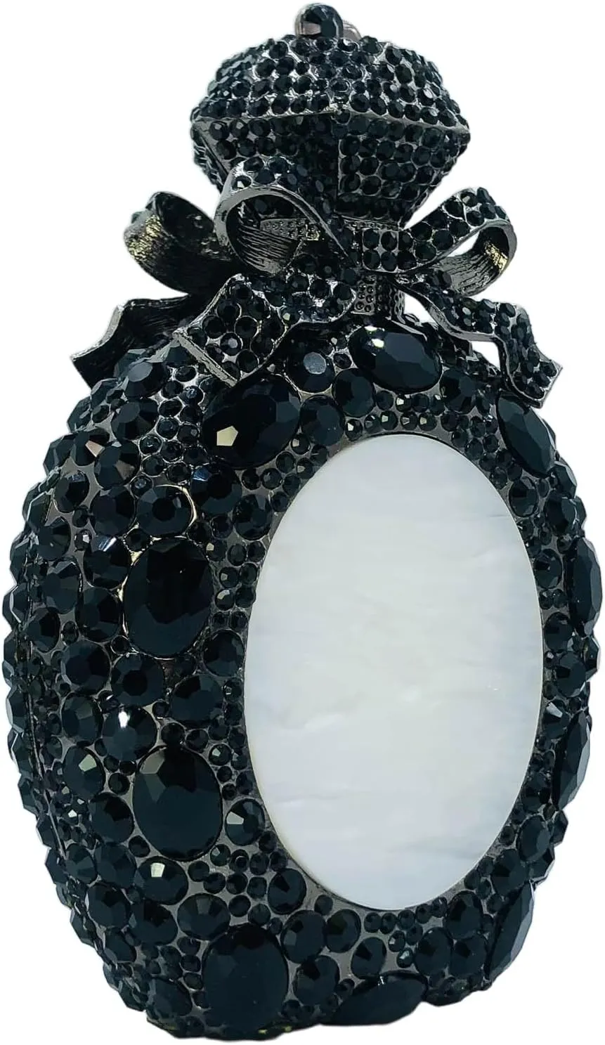 Novelty Perfume Women Crystal Clutch Evening Bags Formal Party Prom Rhinestone Clutch Purses and Handbags,Mini