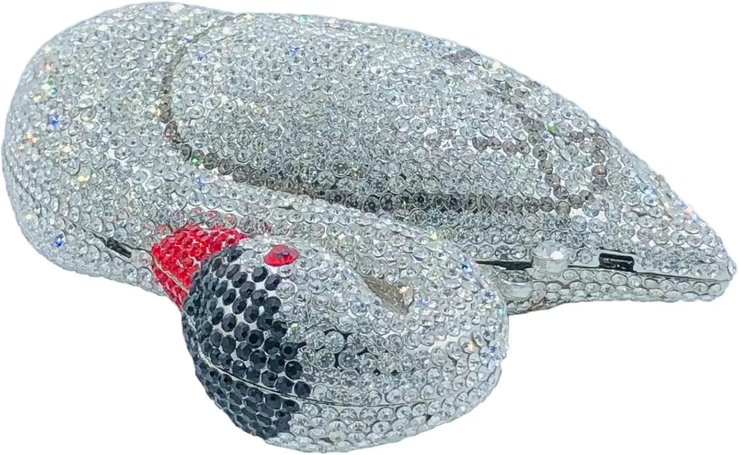 Novelty Swan Crystal Clutch Women Evening Bag and Clutches Party Prom Wedding Handbags Rhinestone Clutch Purses,Mini