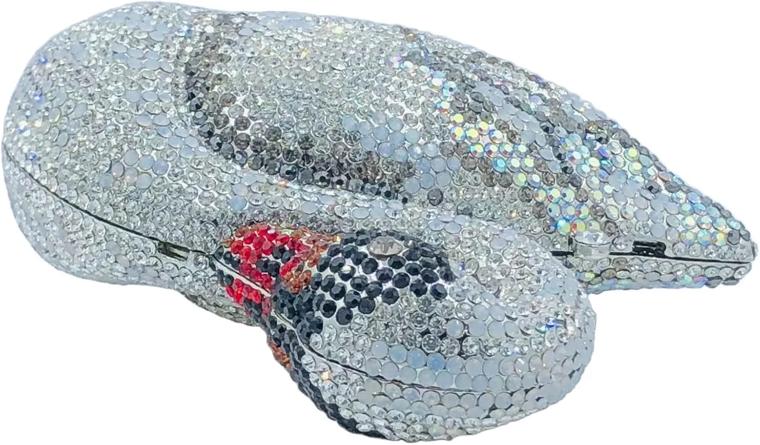 Novelty Swan Crystal Clutch Women Evening Bag and Clutches Party Prom Wedding Handbags Rhinestone Clutch Purses,Mini