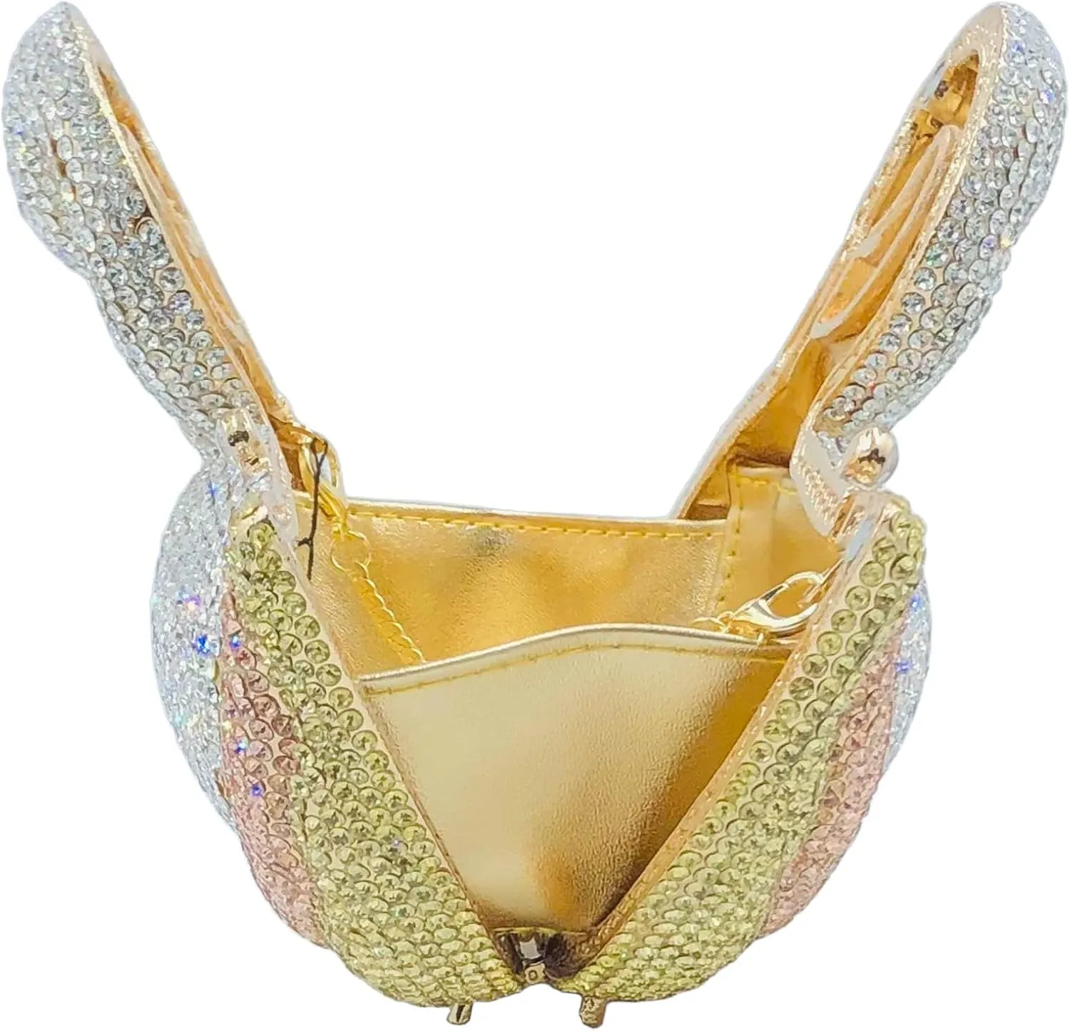 Novelty Swan Crystal Clutch Women Evening Bag and Clutches Party Prom Wedding Handbags Rhinestone Clutch Purses,Mini
