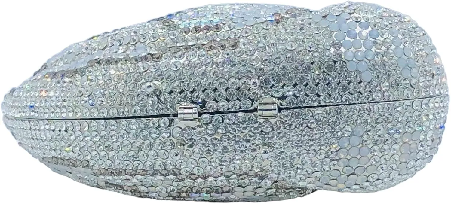 Novelty Swan Crystal Clutch Women Evening Bag and Clutches Party Prom Wedding Handbags Rhinestone Clutch Purses,Mini