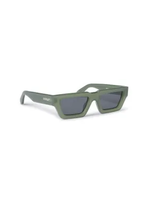 Off-White Manchester Sunglasses Olive Green/Dark Grey/Grey