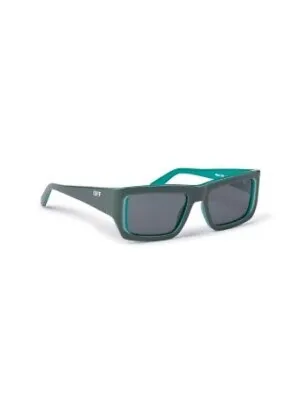 Off-White Prescott Sunglasses Olive Green/Dark Grey/Grey
