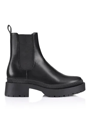 Orlanda Ankle Boots - Black Leather
