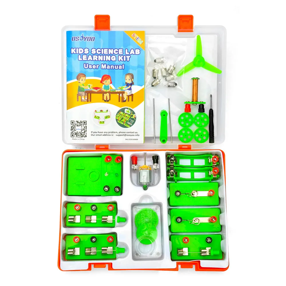 OSOYOO Science Electricity and Magnetism Experiment Set for Students in Grades 3-9