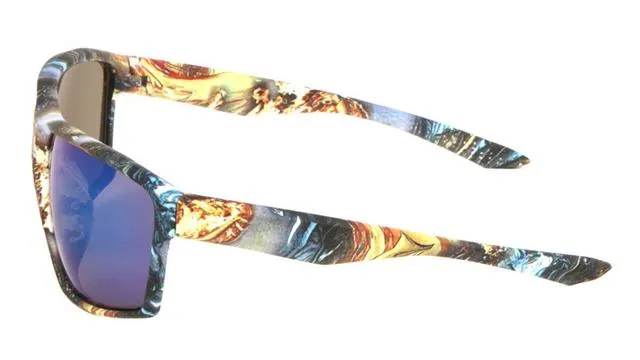 Oversized Sports Wrap Surfer skateboarding Graffiti Street Sunglasses