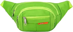 PacificPlex Womens Unisex Nylon Canvas Fanny Pack Waist Money Wallet Belt Travel Hiking Bag Secure Everywhere Theme Park Festival Hip Pouch For Essentials
