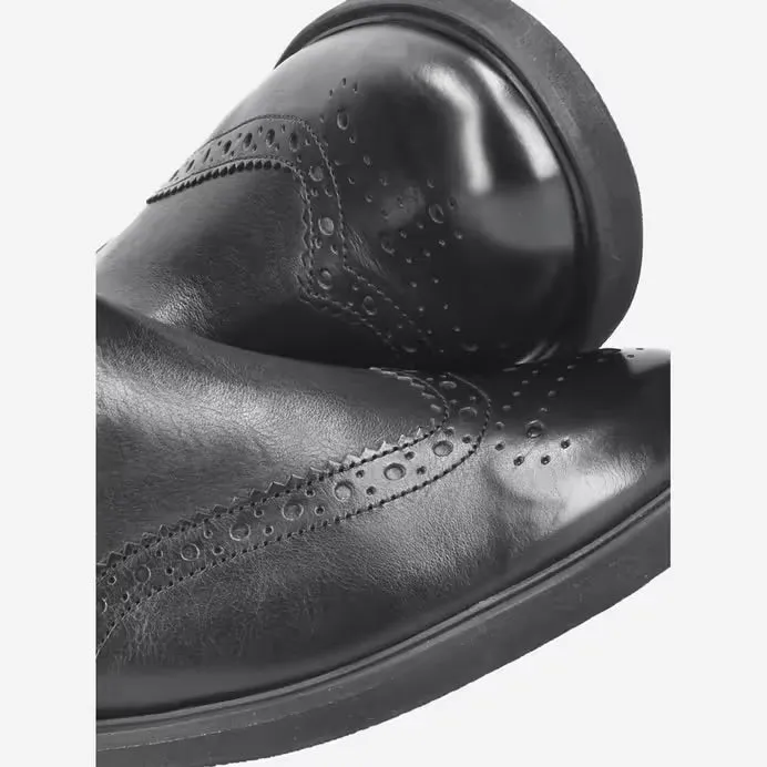 Paul Green Black Brogue Style Boot 8070-024