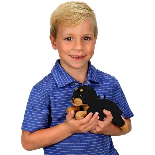 Plush Stuffed Rottweiler Dog Lil' Gunner