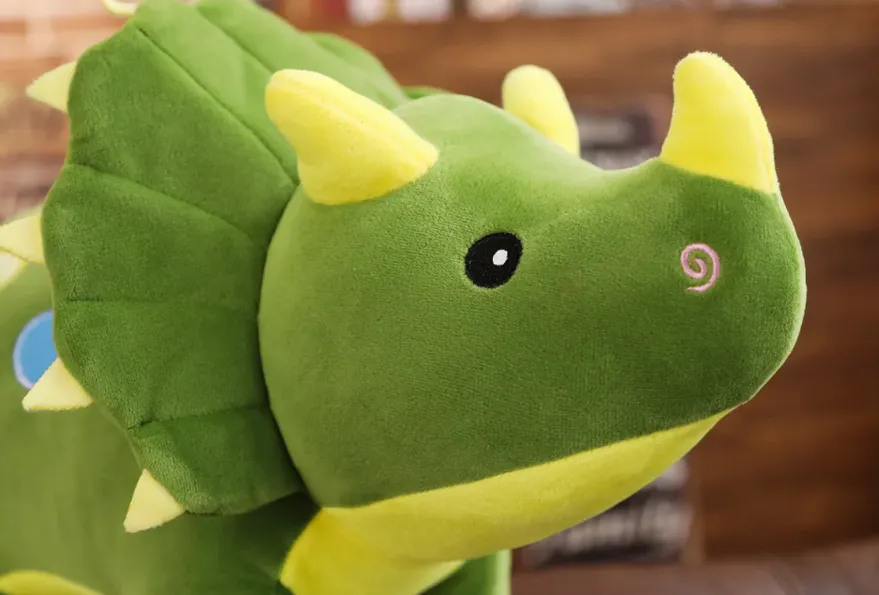 Plush Toy - Triceratops Green