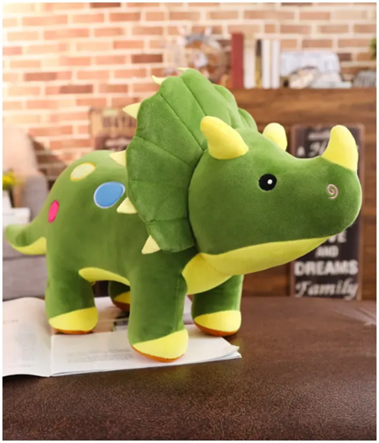Plush Toy - Triceratops Green