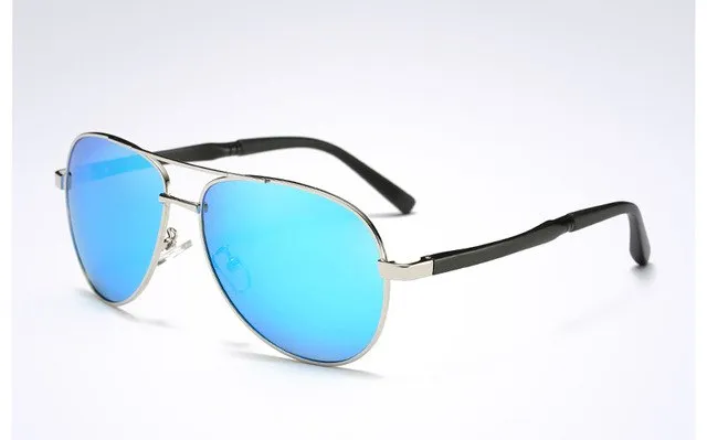 Polarized Aviator Style Sunglasses uV Resistant Silicone Nosepads