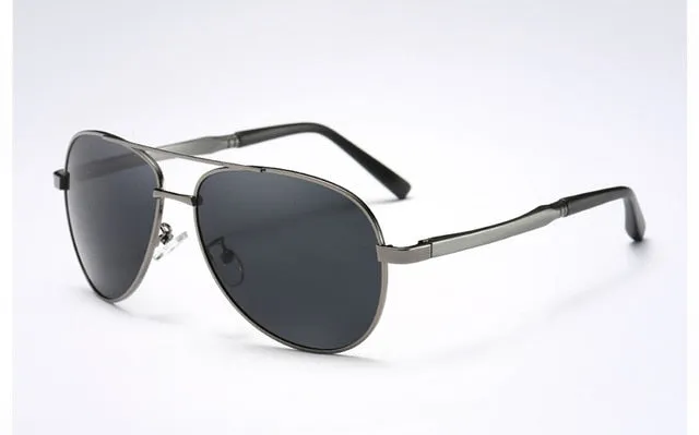 Polarized Aviator Style Sunglasses uV Resistant Silicone Nosepads