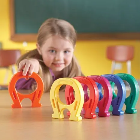 Primary Science™ Horseshoe-Shaped Magnets, Set of 6
