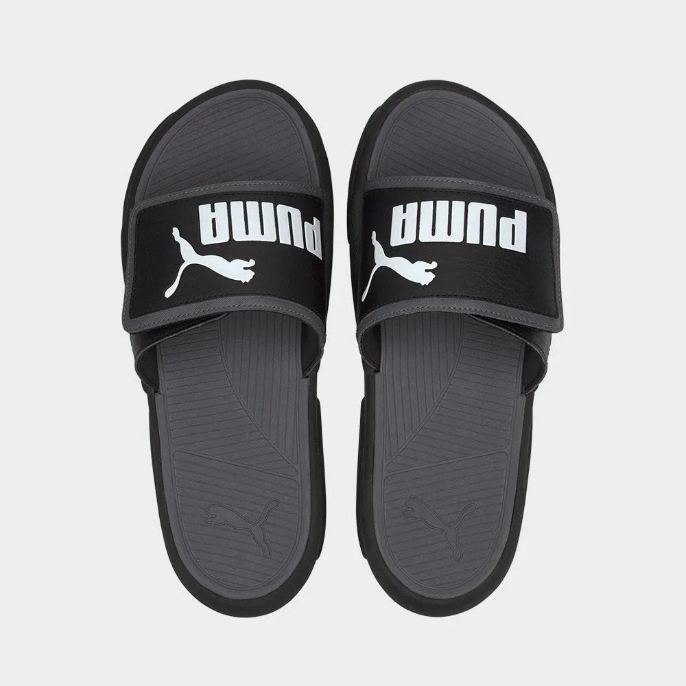 Puma Mens Royalcat Comfort Slide Black/White _ 182157 _ Black