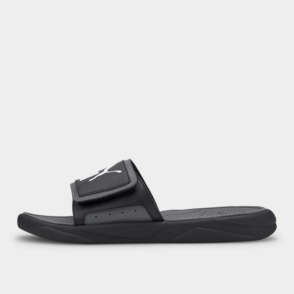 Puma Mens Royalcat Comfort Slide Black/White _ 182157 _ Black