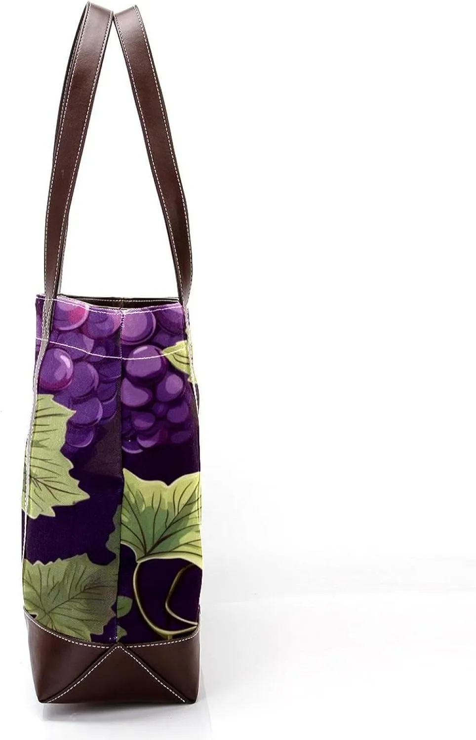 Purple Grape-2014 Tote Bags Durable Leather Canvas Purses and Handbags for Women Top Handle Shoulder Satchel Hobo Bags