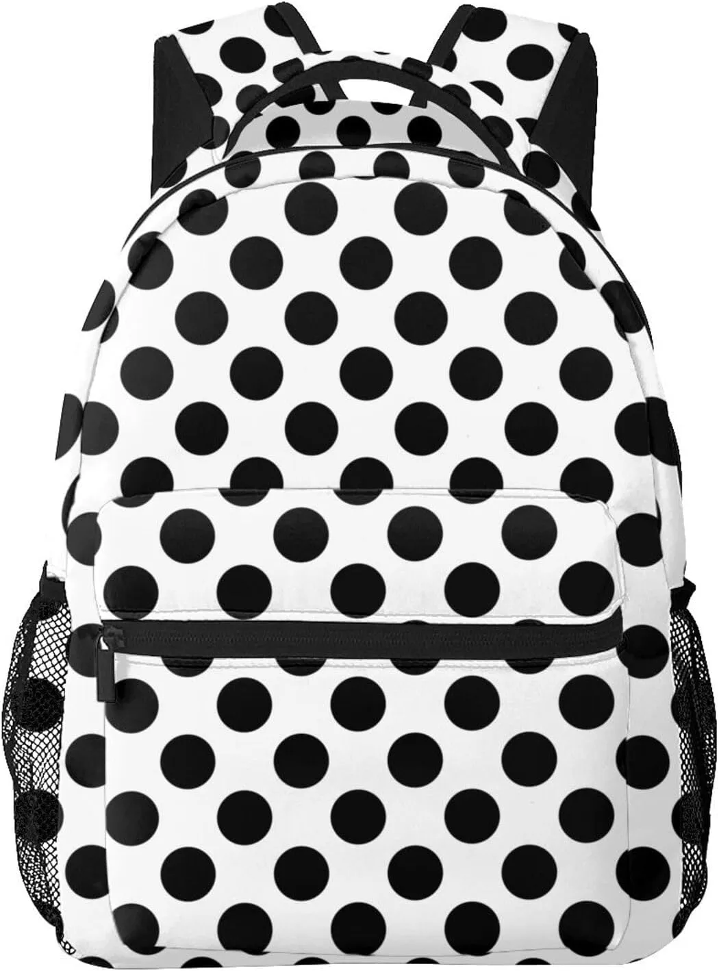 Rainbow Polka Dot Backpack,Cute Bookbags Laptop Bag Shoulder Bags Travel Hiking Camping Daypack for Men Women