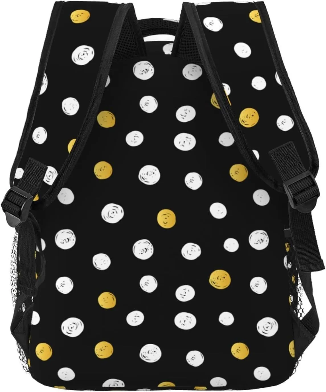 Rainbow Polka Dot Backpack,Cute Bookbags Laptop Bag Shoulder Bags Travel Hiking Camping Daypack for Men Women