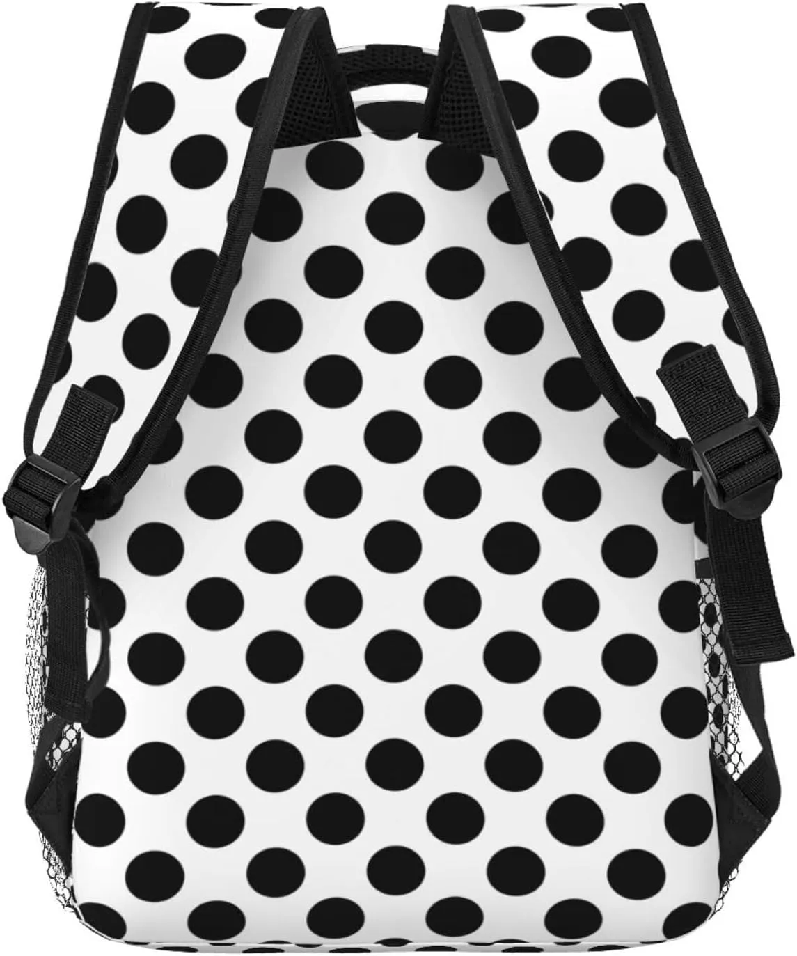Rainbow Polka Dot Backpack,Cute Bookbags Laptop Bag Shoulder Bags Travel Hiking Camping Daypack for Men Women