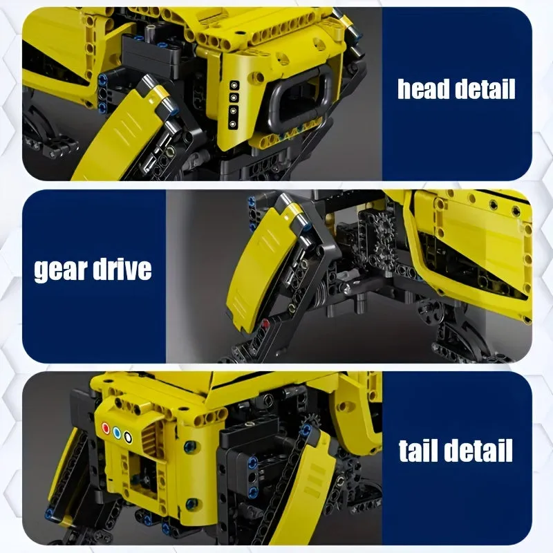 RC Motorized Big Dog Robot Build Play  Gift