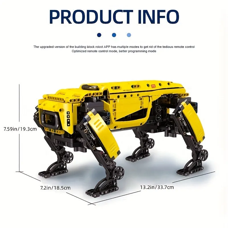 RC Motorized Big Dog Robot Build Play  Gift
