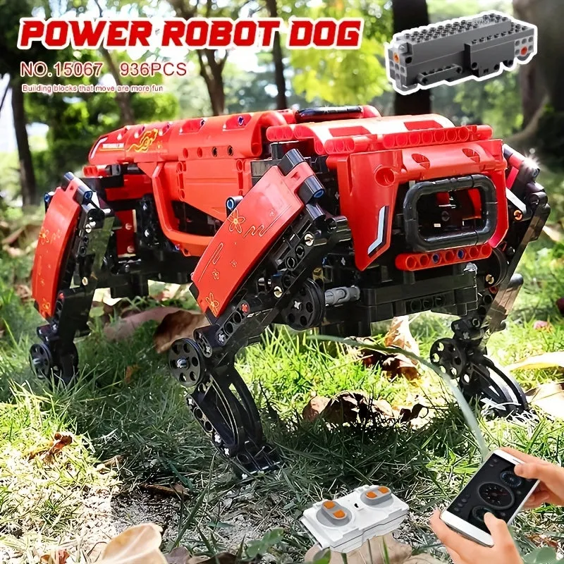RC Motorized Big Dog Robot Build Play  Gift