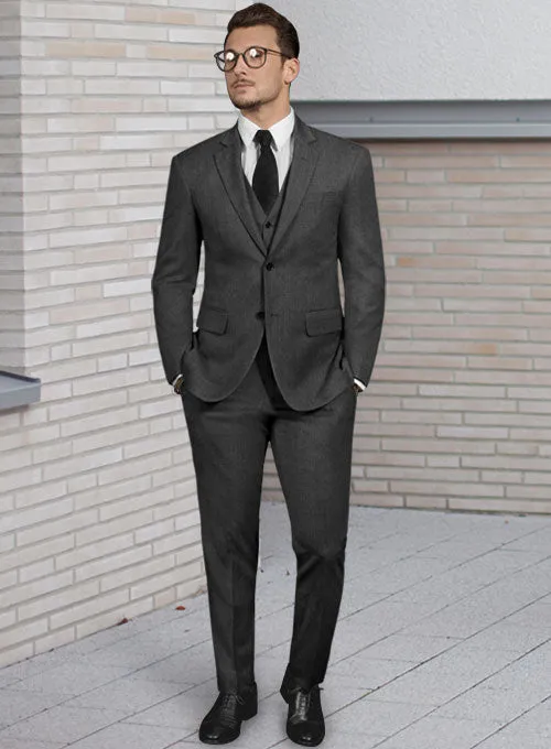Reda Worsted Dark Gray Pure Wool Suit