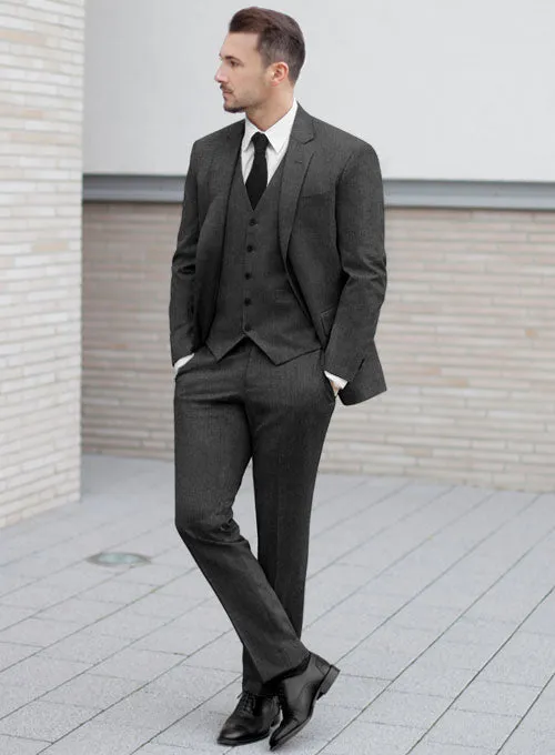 Reda Worsted Dark Gray Pure Wool Suit