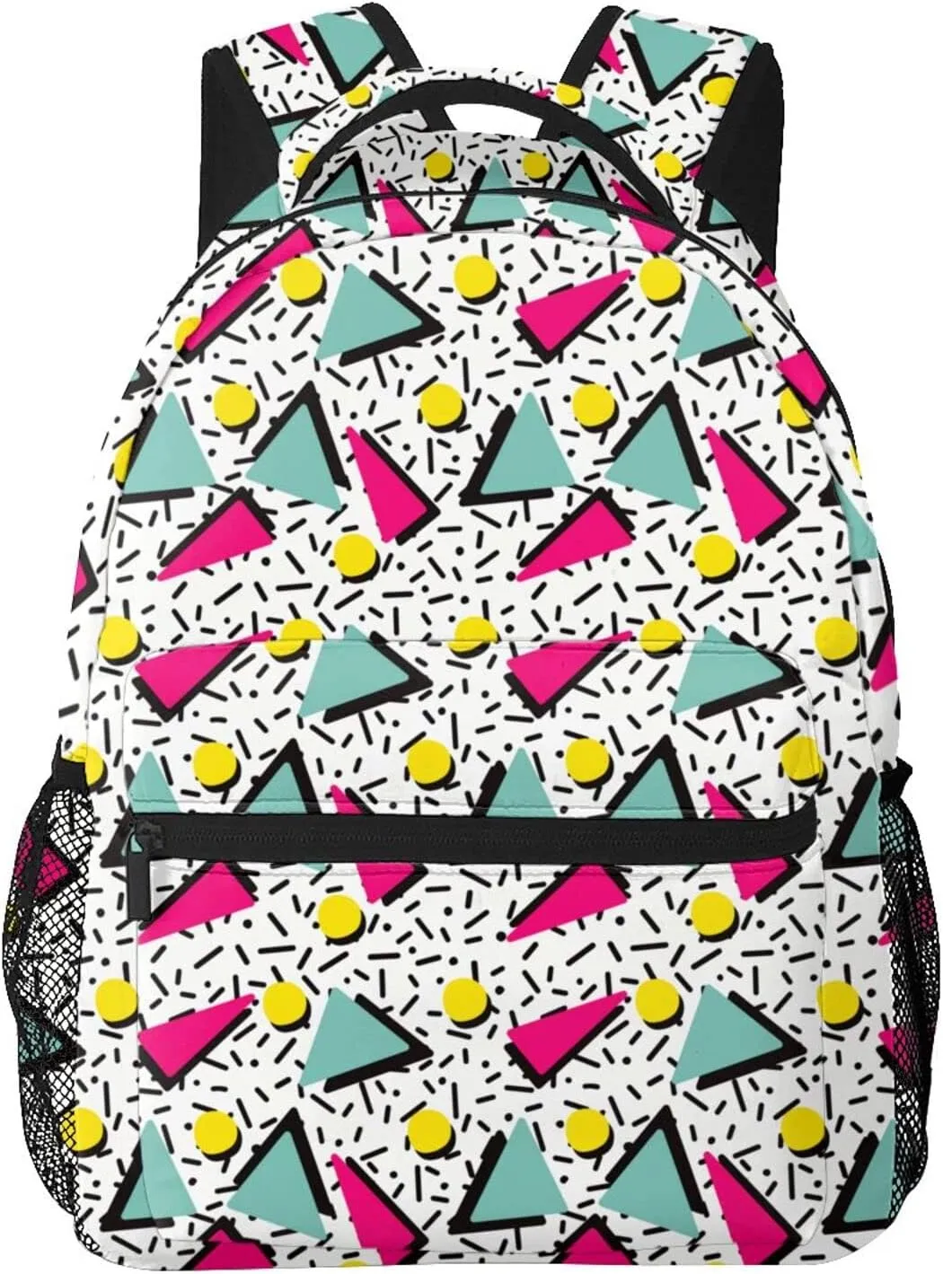 Retro 80s 90s Backpack,Cute Bookbags Laptop Bag Shoulder Bags Travel Hiking Camping Daypack for Men Women