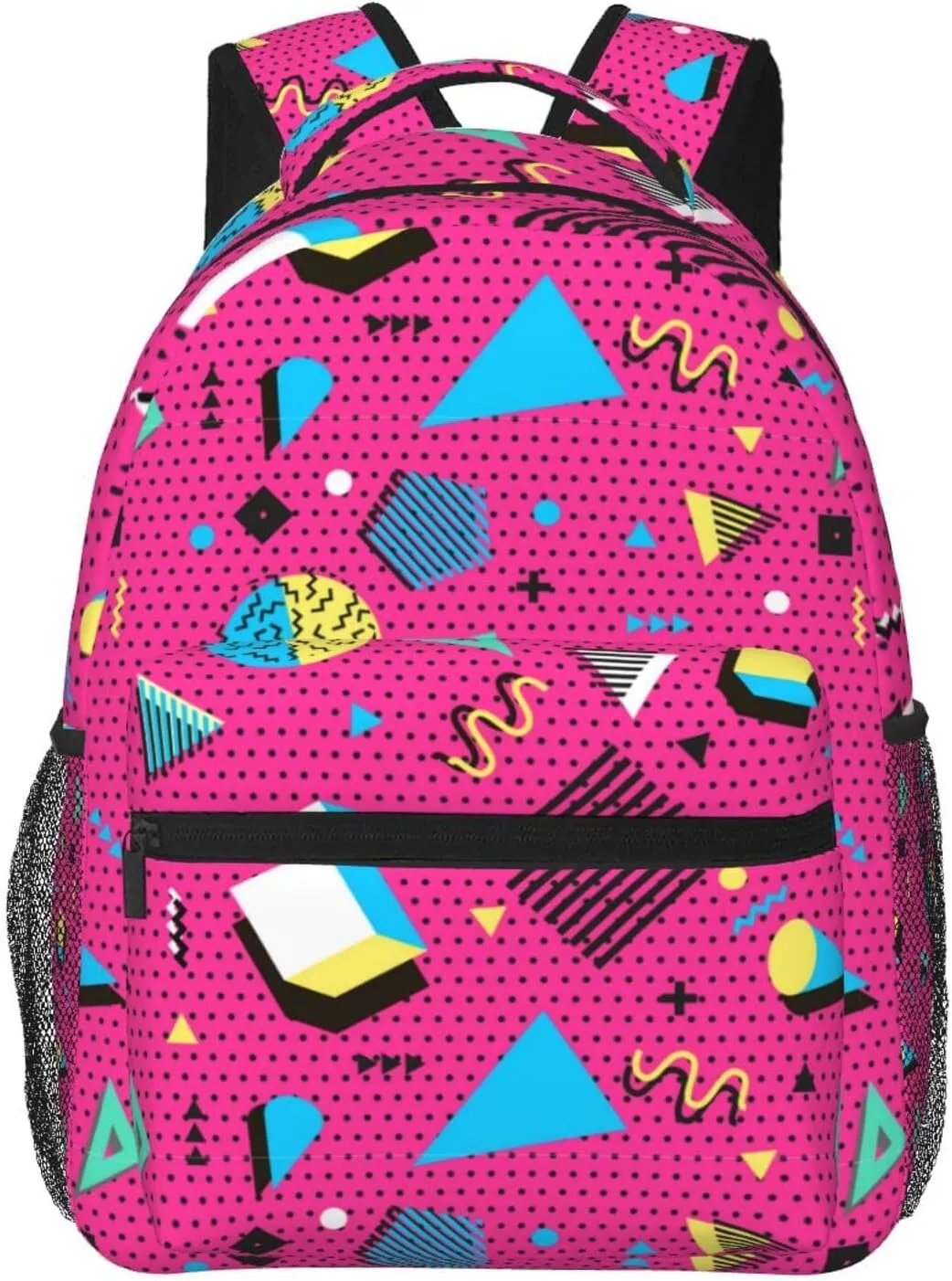 Retro 80s 90s Backpack,Cute Bookbags Laptop Bag Shoulder Bags Travel Hiking Camping Daypack for Men Women
