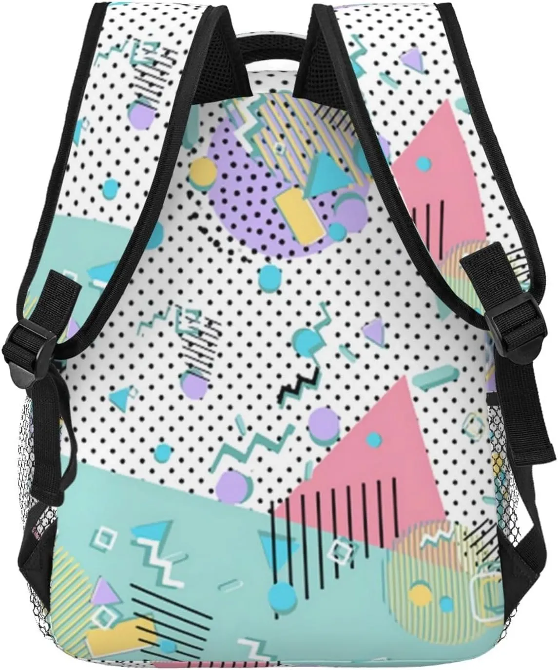 Retro 80s 90s Backpack,Cute Bookbags Laptop Bag Shoulder Bags Travel Hiking Camping Daypack for Men Women