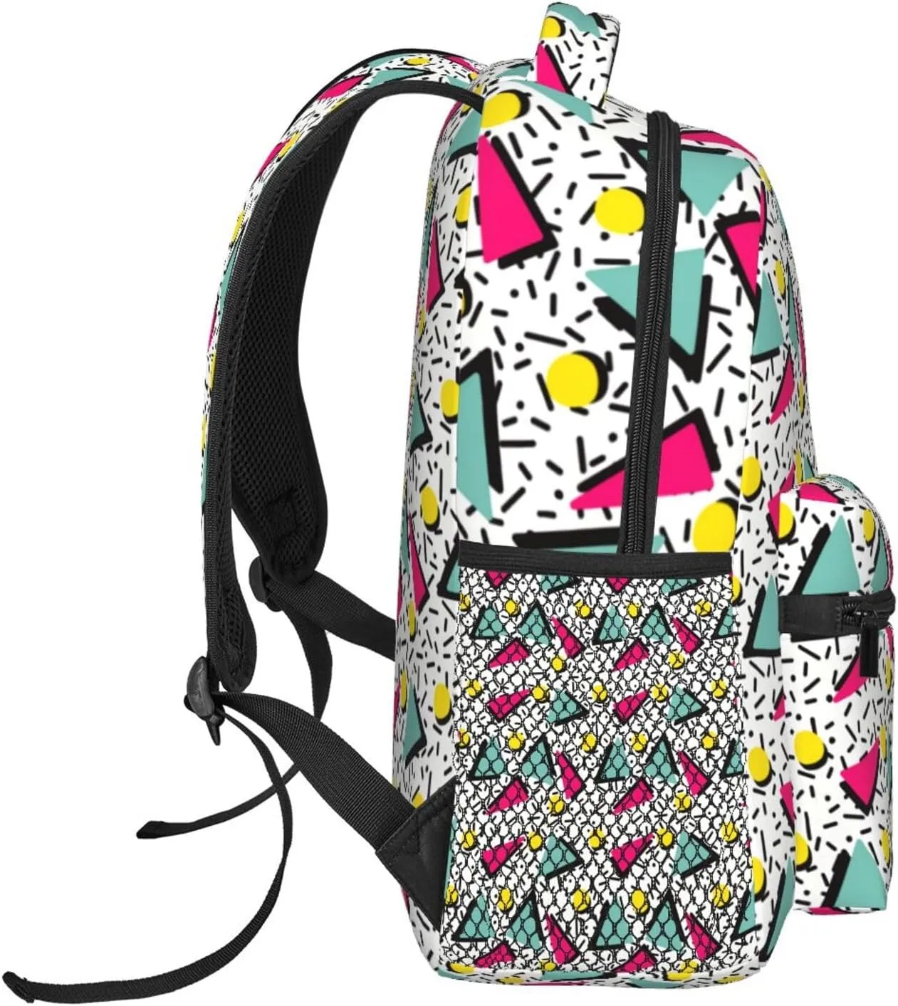 Retro 80s 90s Backpack,Cute Bookbags Laptop Bag Shoulder Bags Travel Hiking Camping Daypack for Men Women