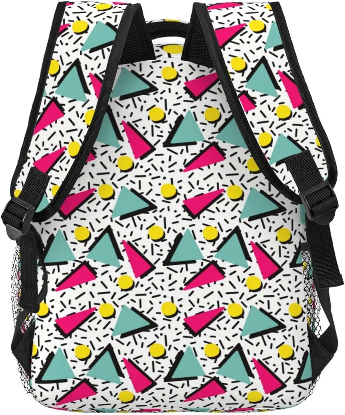 Retro 80s 90s Backpack,Cute Bookbags Laptop Bag Shoulder Bags Travel Hiking Camping Daypack for Men Women