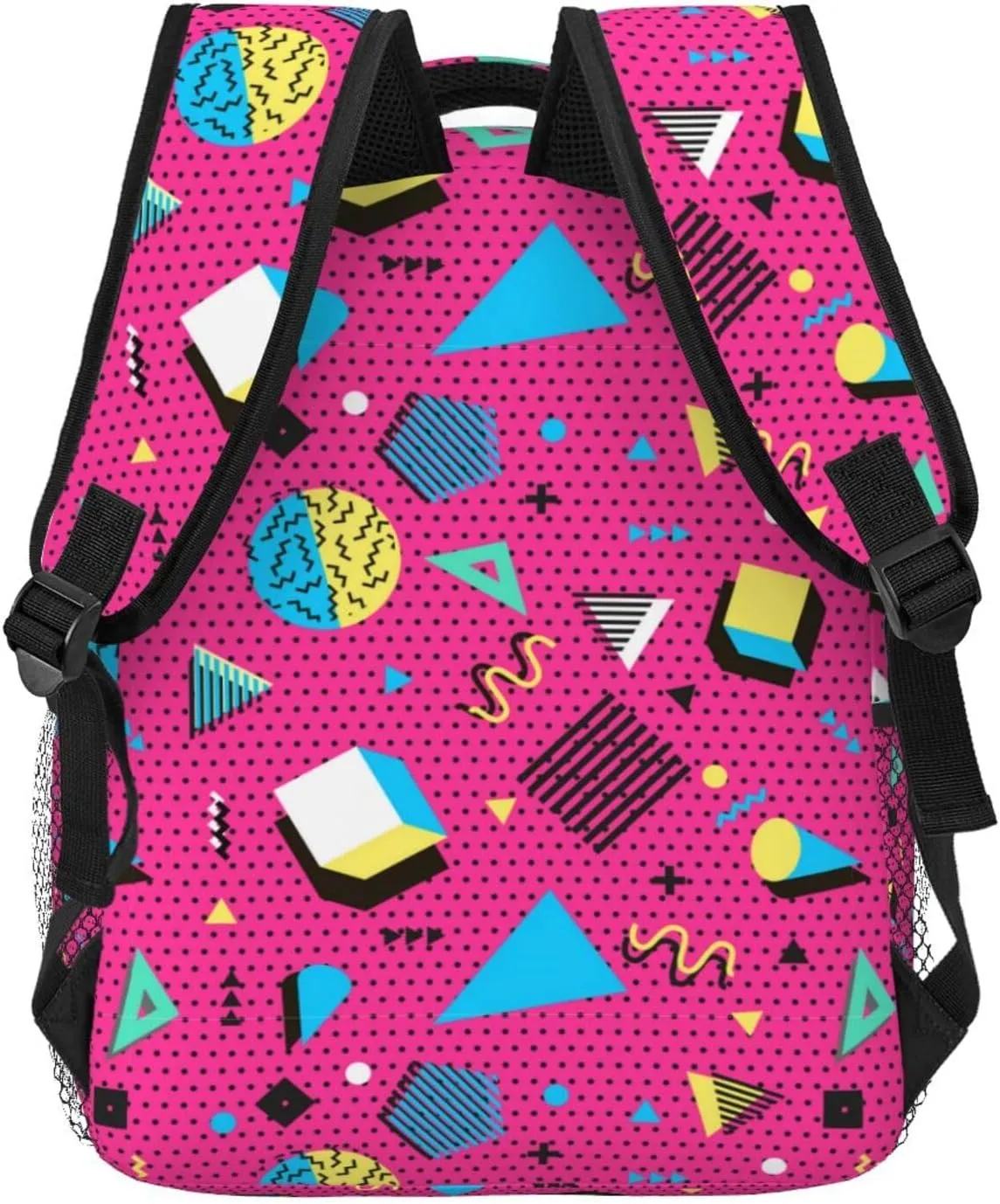 Retro 80s 90s Backpack,Cute Bookbags Laptop Bag Shoulder Bags Travel Hiking Camping Daypack for Men Women