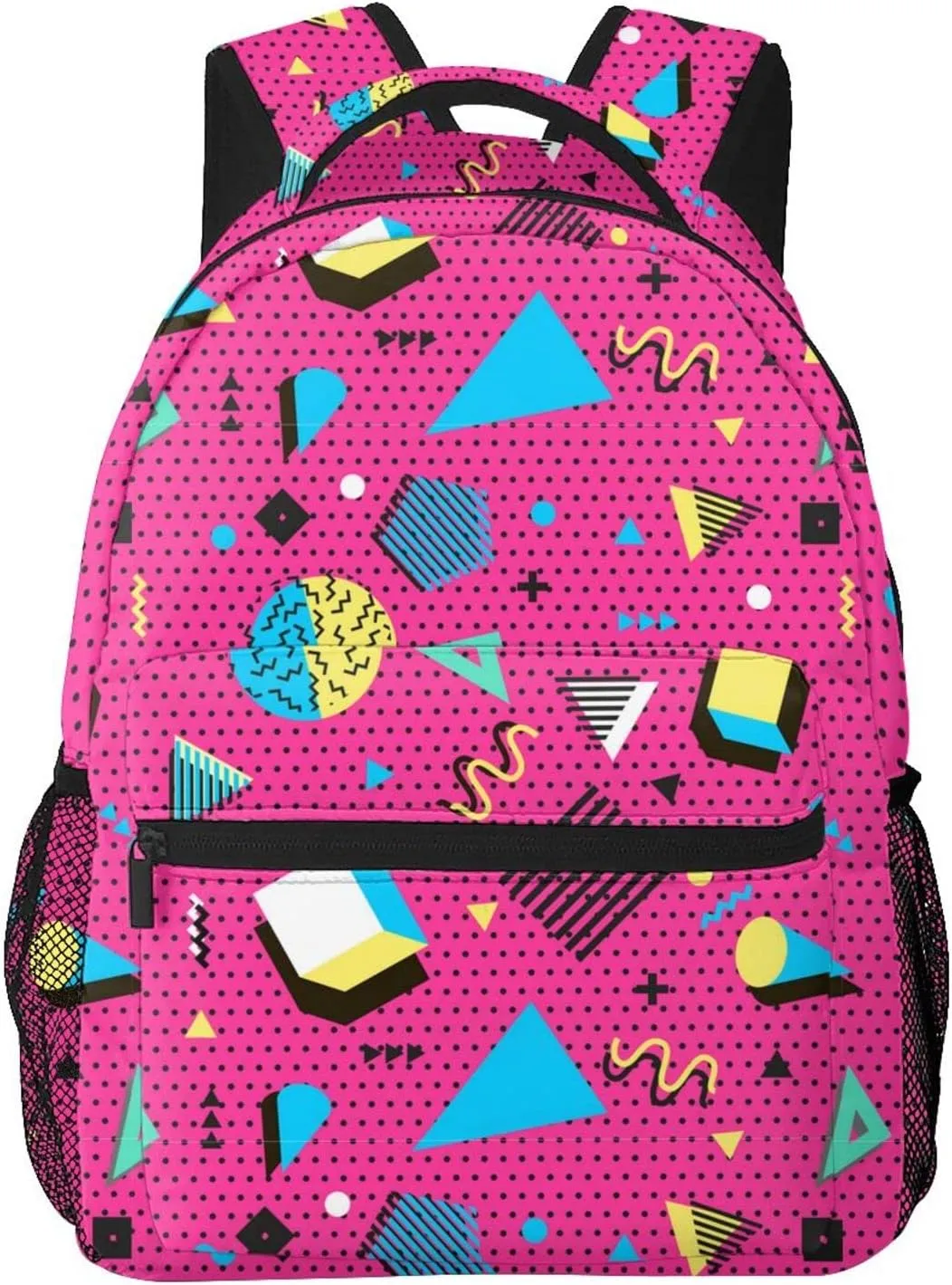 Retro 80s 90s Backpack,Cute Bookbags Laptop Bag Shoulder Bags Travel Hiking Camping Daypack for Men Women