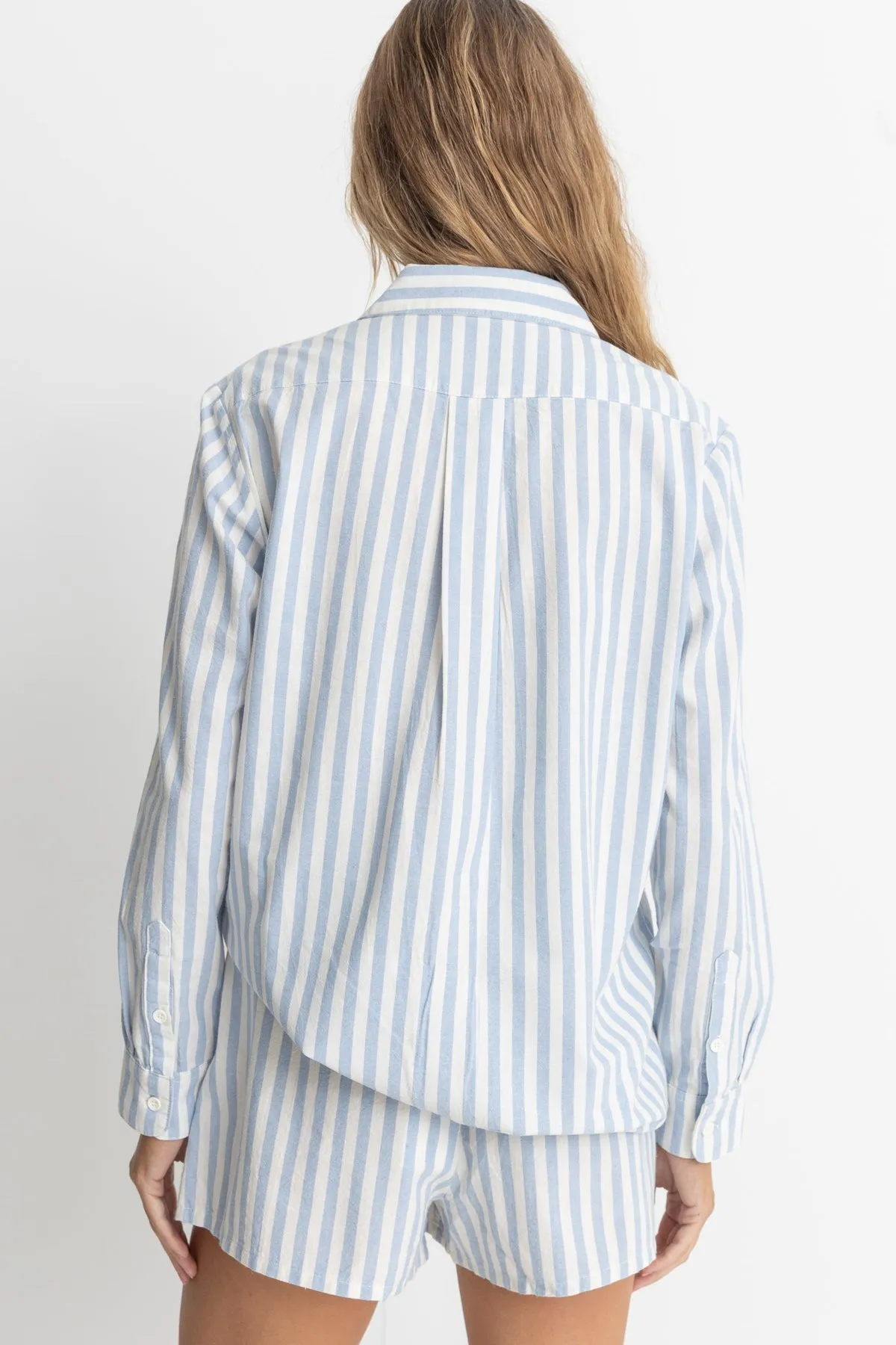 RHYTHM SHORELINE BEACH SHIRT - SKY