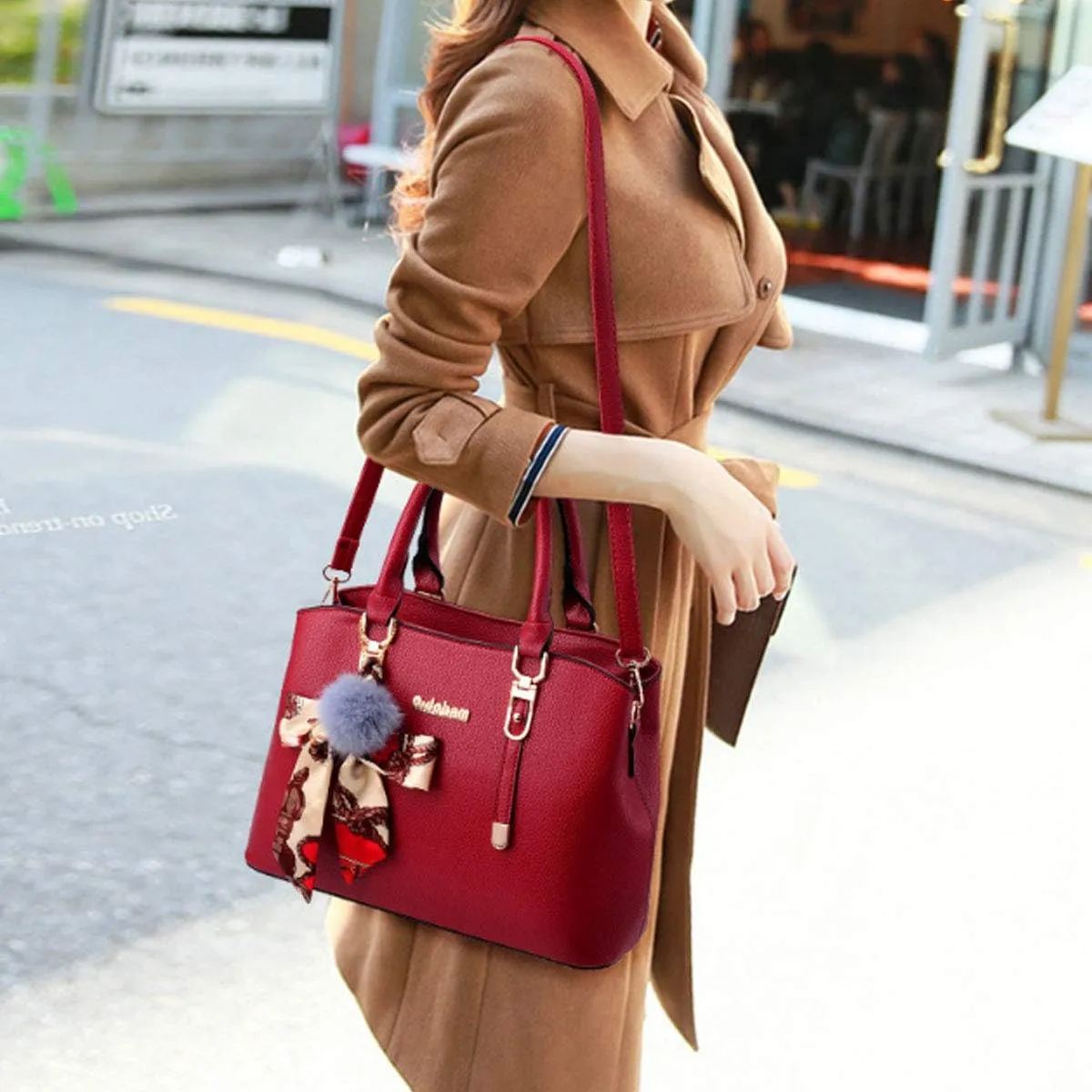 Satchel Purses and Handbags for Women Shoulder Tote Bags Wallets Top-handle Crossbody Bags