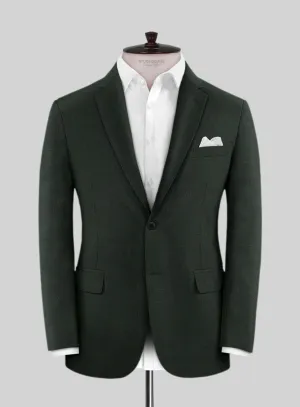 Scabal Dark Green Wool Jacket