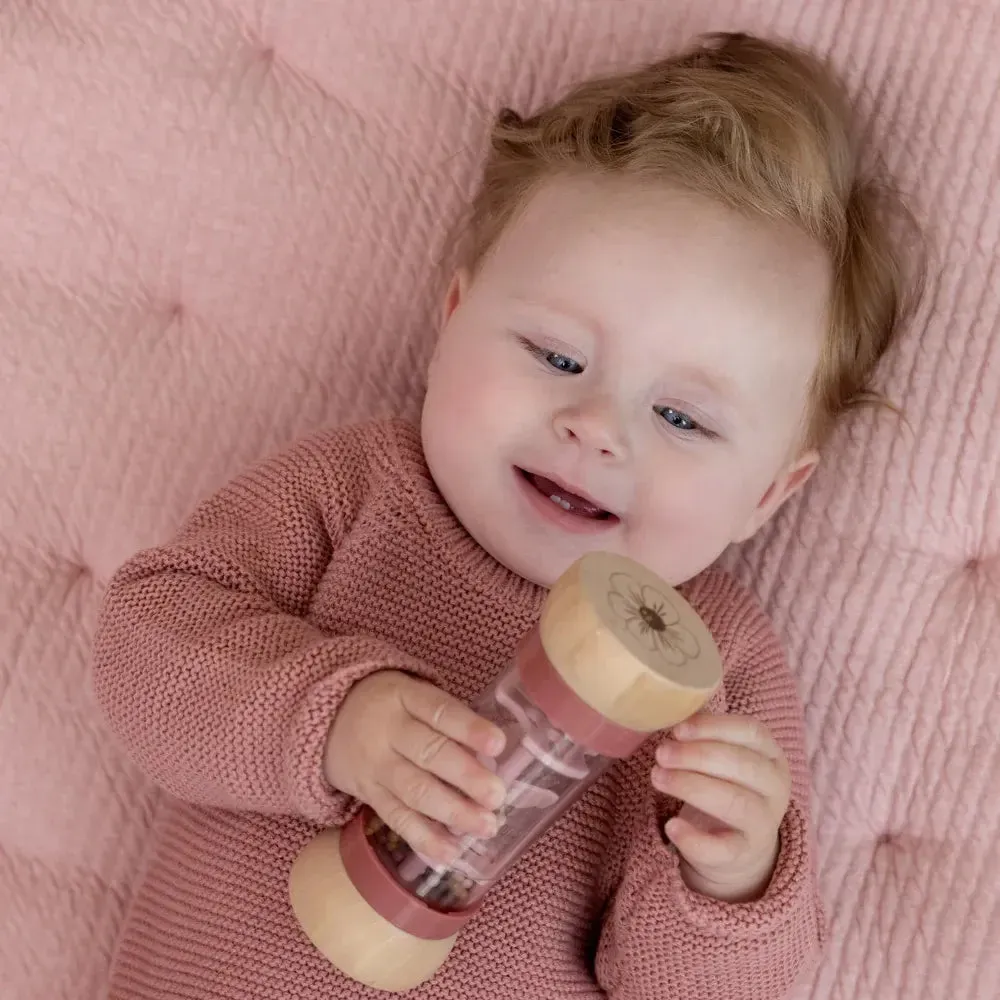 Sensory Baby Rain Rattle - Flowers & Butterflies